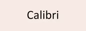 Calibri
