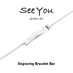 【See You Jewelry】刻印バーブレスレット シルバー BL030
