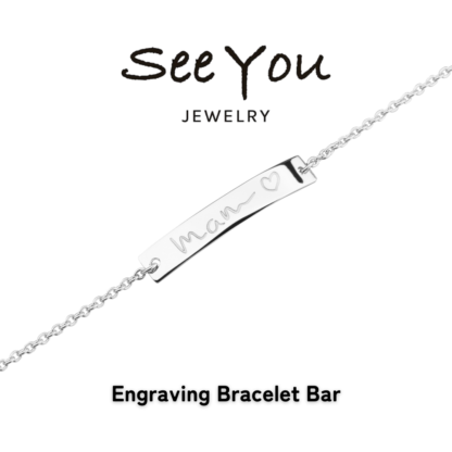 【See You Jewelry】刻印バーブレスレット シルバー BL030