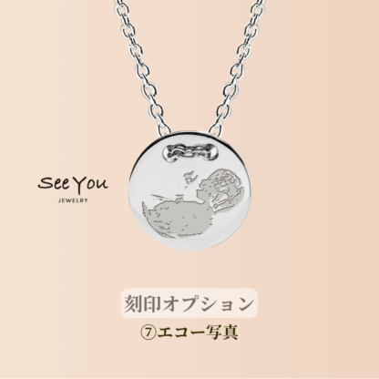 【See You Jewelry】スモールコインネックレス シルバー エコー写真