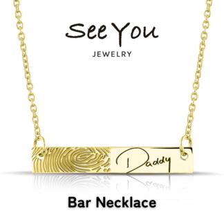 【See You Jewelry】バー・ネックレス イエローゴールド