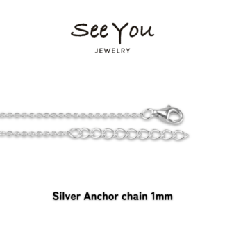 【See You Jewelry】シルバーアンカーチェーン 1mm