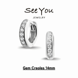 【See You Jewelry】ジェム クレオール 14mm シルバー