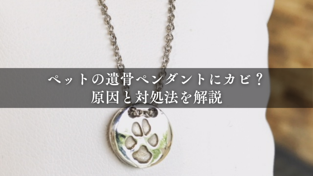 ペットの遺骨ペンダントにカビ？原因と対処法を専門店の立場で解説