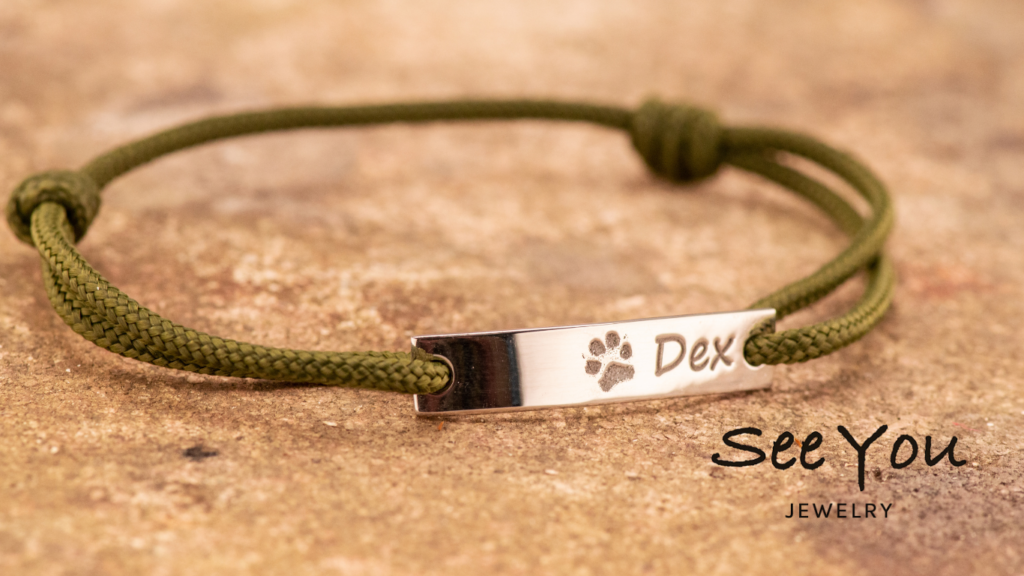 【See You Jewelry】サテンコードエングレービングバー バングル